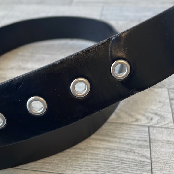 Michael Kors Black and Silver Belt EUC - Picture 4 of 7